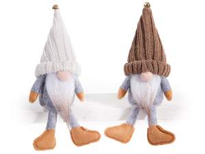 grossiste de décorations de gnomes de Noël assis