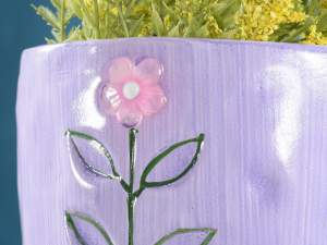grossiste vase martelé décorer fleurs
