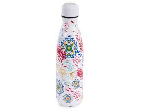 Bottiglia / borraccia termica in acciaio inox 500ml coralli