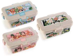 Lunch box/ Porta pranzo in plastica riciclata 