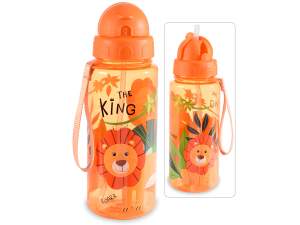 Bottiglia 500 ml in tritan con cannuccia incorporata