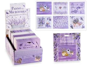 Panno microfibra pulisci schermo / occhiali lavanda