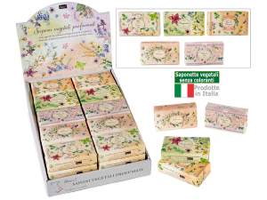 Saponetta vegetale floreale 150gr senza coloranti