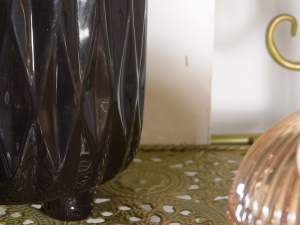 ingrosso vasi neri ceramica lavorata