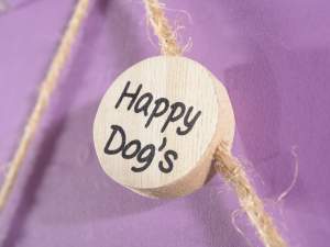 vente en gros décoration de chien en bois