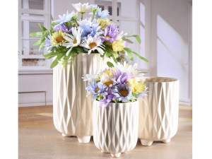 vente en gros vases en céramique brillante