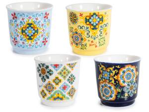 90ml porcelain coffee cup with print