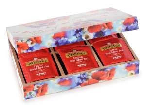 wholesale tea box design flowers
