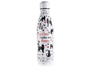 500ml stainless steel thermal bottle / flask for cats