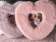 Grossista porta foto cuore peluche