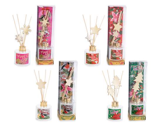 100ml room fragrance with decorative sticks in gift box