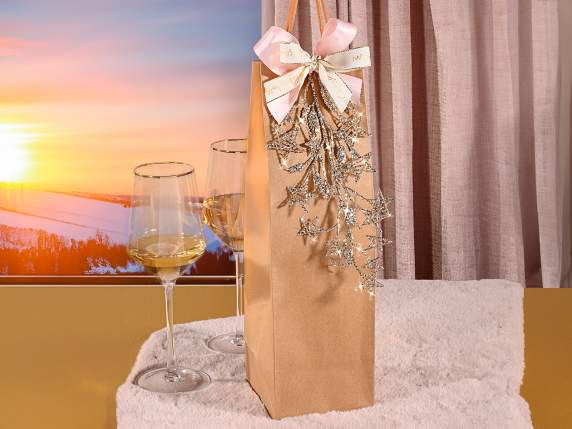 Ramă de stele de sclipici de șampanie