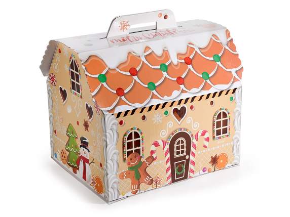 Cutie din carton turtă dulce cu mâner