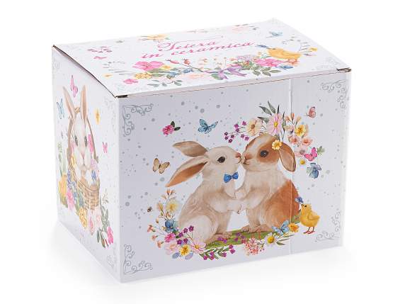 Ceainic ceramic alimentar de 1 litru cu capac cu urechi