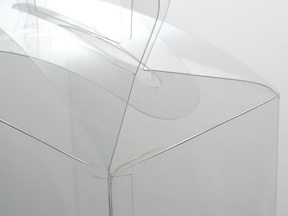 Cutie dreptunghiulară din PET cu mâner - de calitate aliment