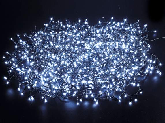 Sârg de lumini de 25 m, 1000 de LED-uri alb rece