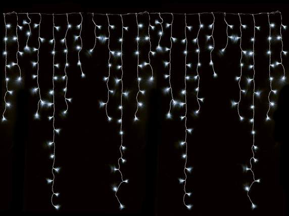 Lumină de ploaie 120 fire suspendate, 936 LED-uri alb rece