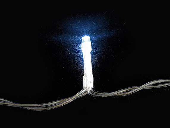 Sârma de lumina baterie 3m, 30 LED-uri alb rece, cablu