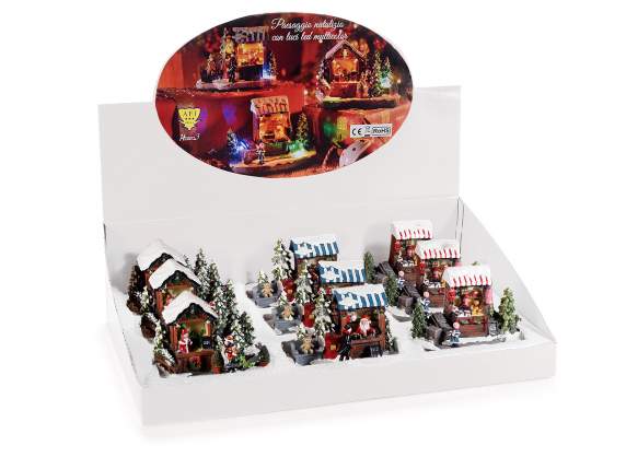 Magazin de Craciun cu lumina LED multicolora