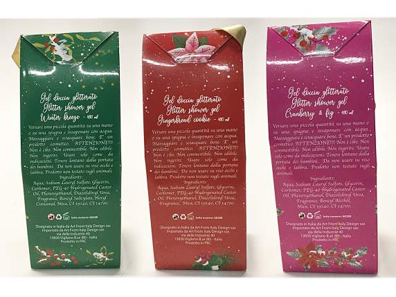 Sticla de sampanie cu gel de dus cu sclipici 430ml