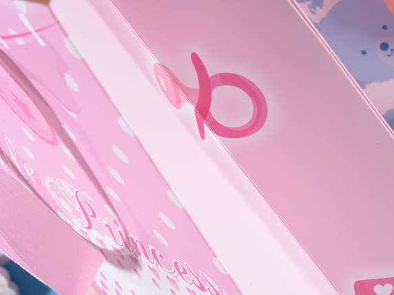 Sac-enveloppe en papier de taille moyenne avec décorations d