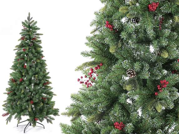 American artificial pine H180 c - 639 branches, berries and