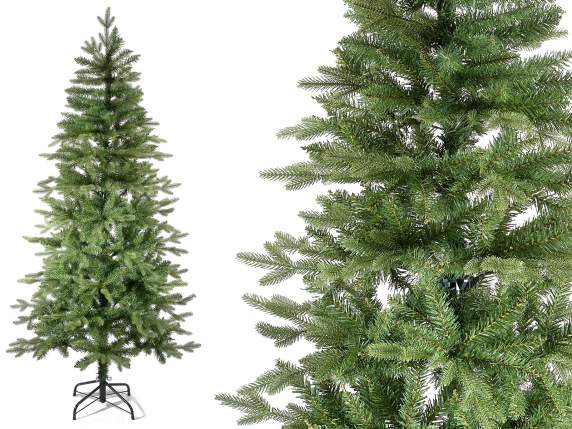 Slim artificial pine Salzburg H215 with 1000 branches