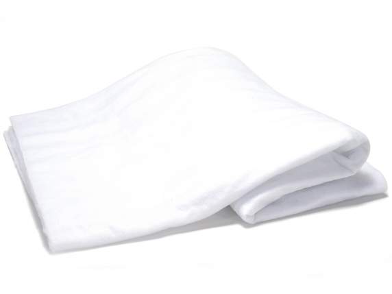 Soft blanket of artificial snow in polyester