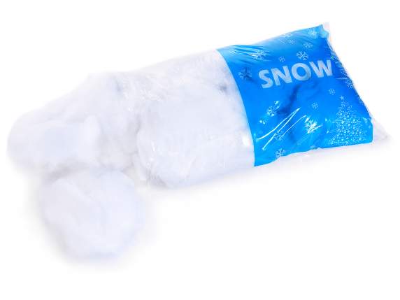Pack of artificial snow wadding 200 gr