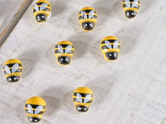 Boite de 200 abeilles en bois avec scotch double face