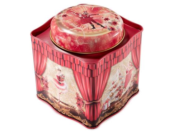 Boîte à nourriture en métal avec Casse-Noisette et Ballerine