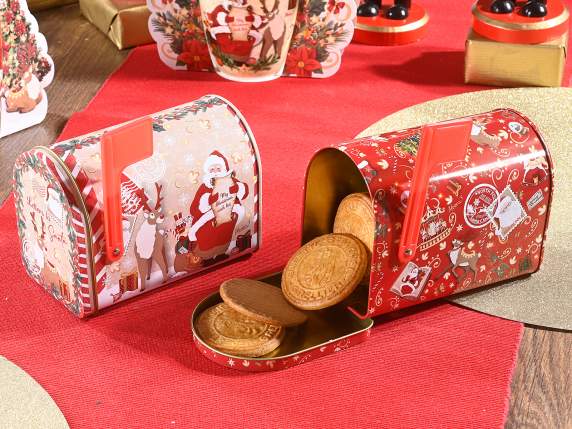 Boîte à lettres de Noël en métal