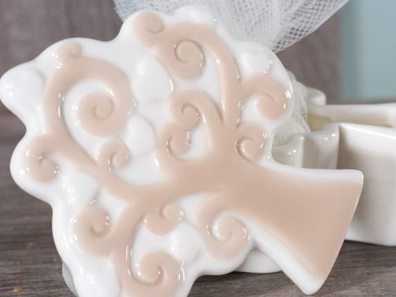 Coffret Arbre de vie en porcelaine