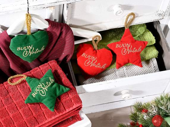 Bolsita fragancia bordados navideños para armarios y cajones
