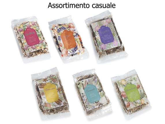 Bolsa de tela con temática animal con 2 infusiones de té de