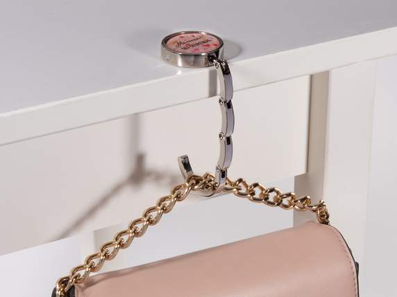 Soporte metálico para bolsas con inscripción para mamá