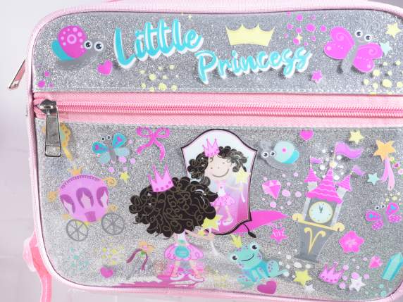 Bolsa térmica - bolsa de almuerzo con bolsillo frontal, asa