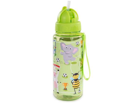 Botella-termo Tritan de 500 ml con pajita incorporada