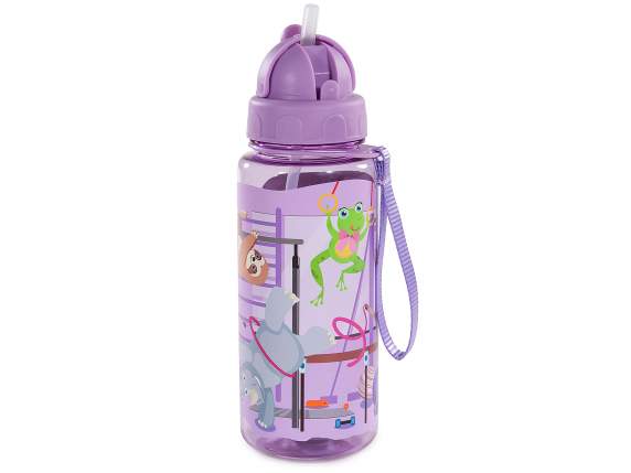 Botella-termo Tritan de 500 ml con pajita incorporada