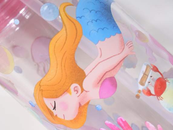 Botella-termo Tritan de 500 ml con pajita y asa