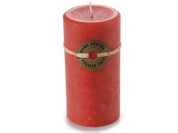 Bougie parfumée à la flamme cylindrique rouge mûre
