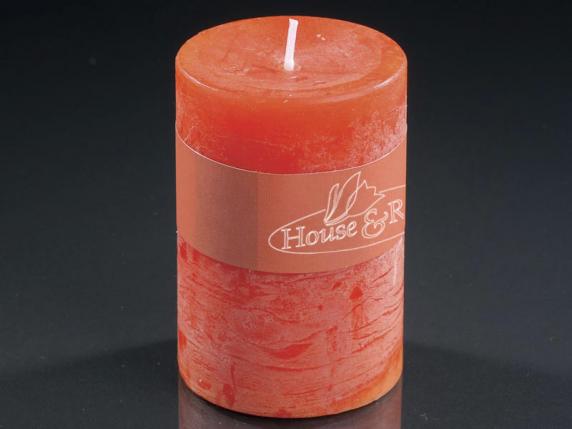 Bougie orange moyenne