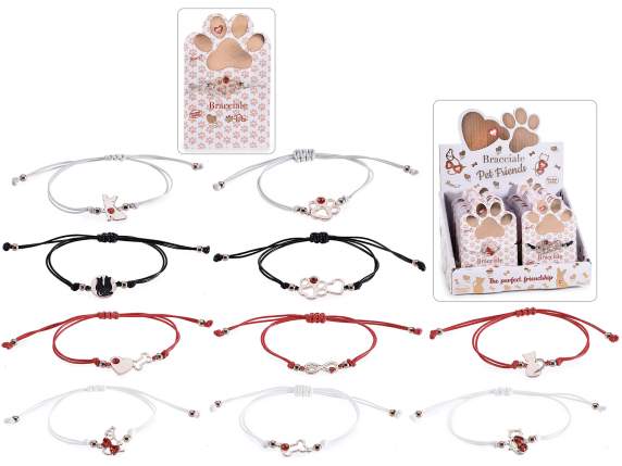 Braara cu frânghie colorata cu tematica pentru animale