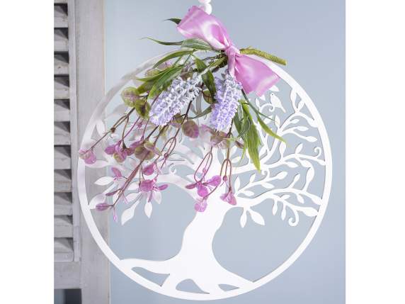Buchet de flori colorate și frunze artificiale