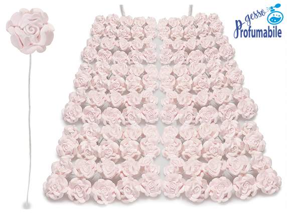 Emballage de plâtre rose avec tige malléable
