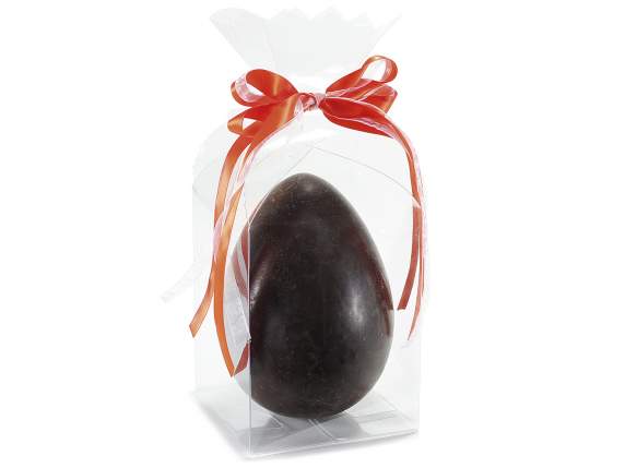 Caja rectangular de PET con cierre de lazo