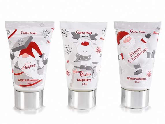 Christmas hand cream Snow Holiday in display