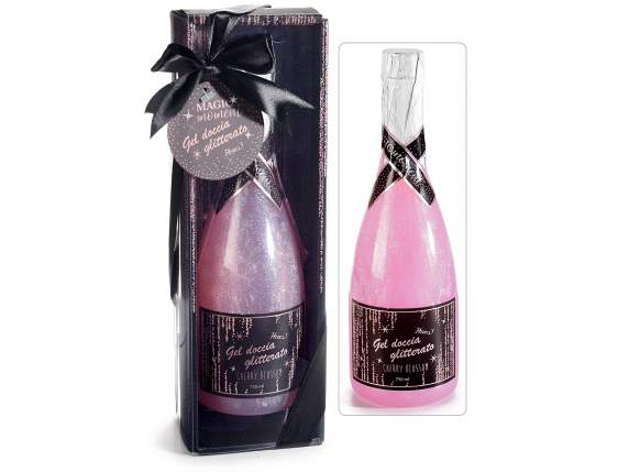 Chalet bottle with shower gel in pack. gift