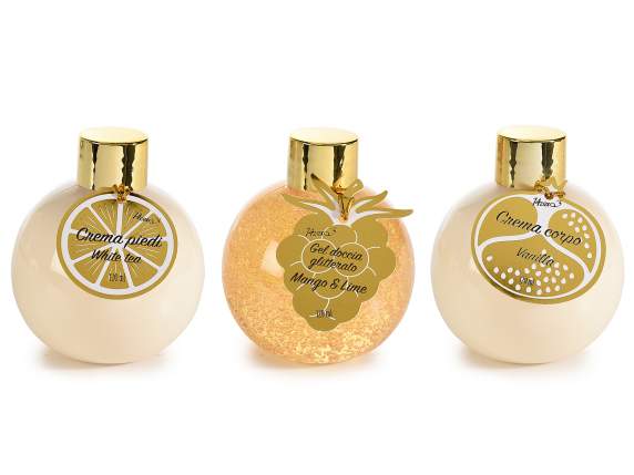 Coffret cadeau avec 3 produits pour le corps 120 ml
