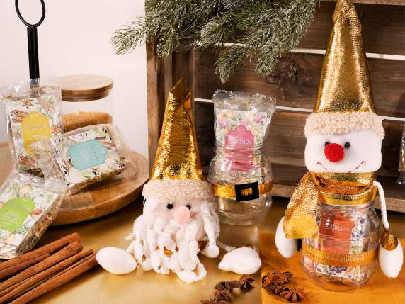 40g dinfusion de tisane dans un coffret cadeau de Noël